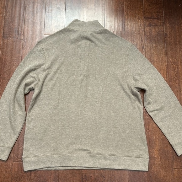 Banana Republic Men's Beige Waffle Quarter Zip Pullover Shirt, Size XXL, NWT - Picture 8 of 10